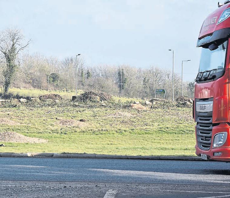Castledawson Roundabout Cleared To Make Way For Future Works