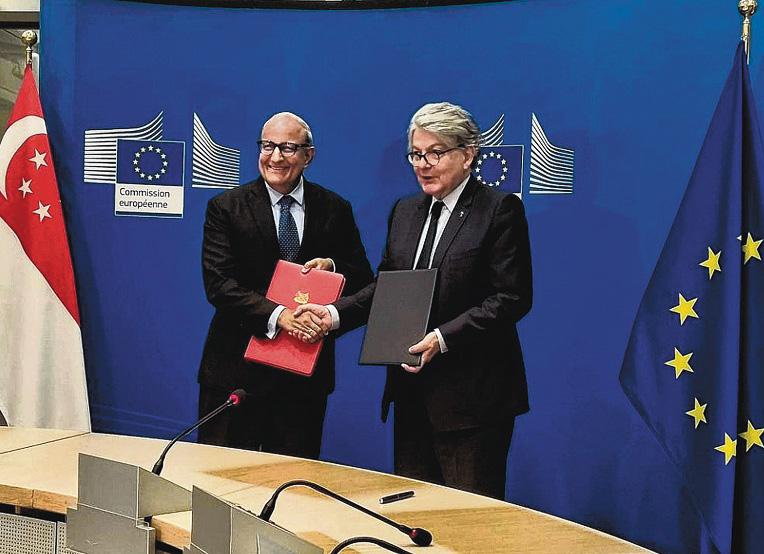 S Pore Eu Ink Deal To Boost Digital Economy Participation