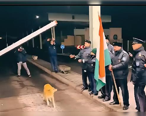 Dog Inaugurates Romania's Schengen Entry