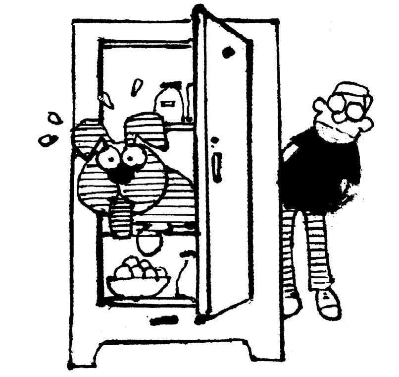 Hot Dog In The Refrigerator!