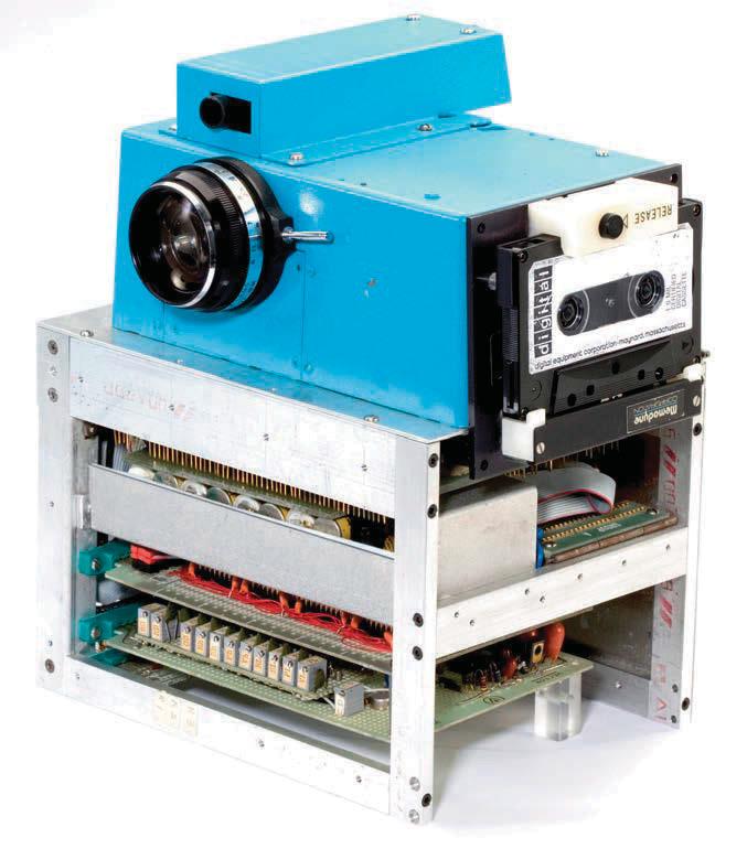 What looks like a toaster and shoots 0.01MP images?