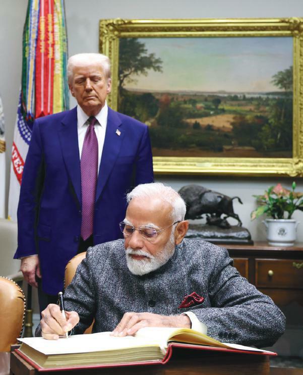 கொக்கரித்த ட்ரம்ப்! சைலண்ட் மோடி!