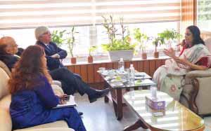 Brazilian CJ Meets Rizwana, Proposes Judges' Conference on Environment