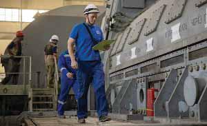RNPP: Turbine Installed at First Unit