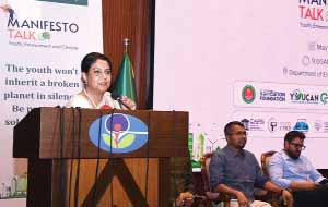 Rizwana Urges Youth to Serve the Nation Getting Rid of Greed