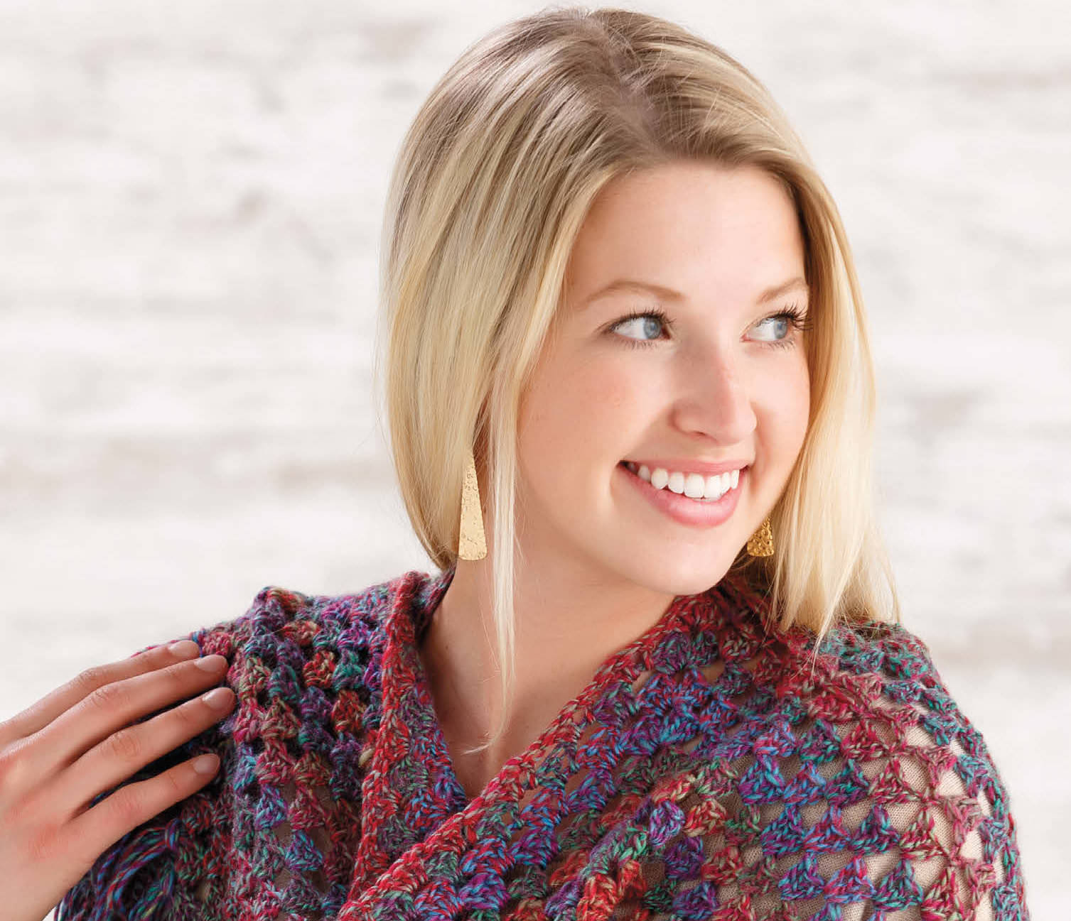 Half-Square Granny Scarf