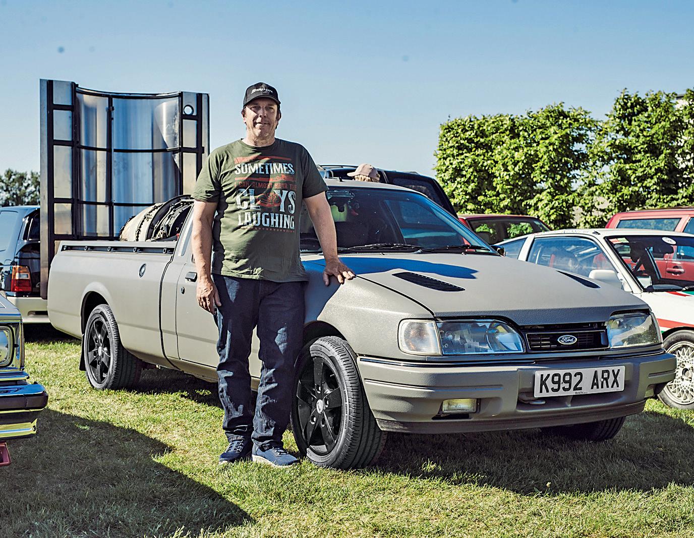 I fitted a jet engine to my Ford pick-up