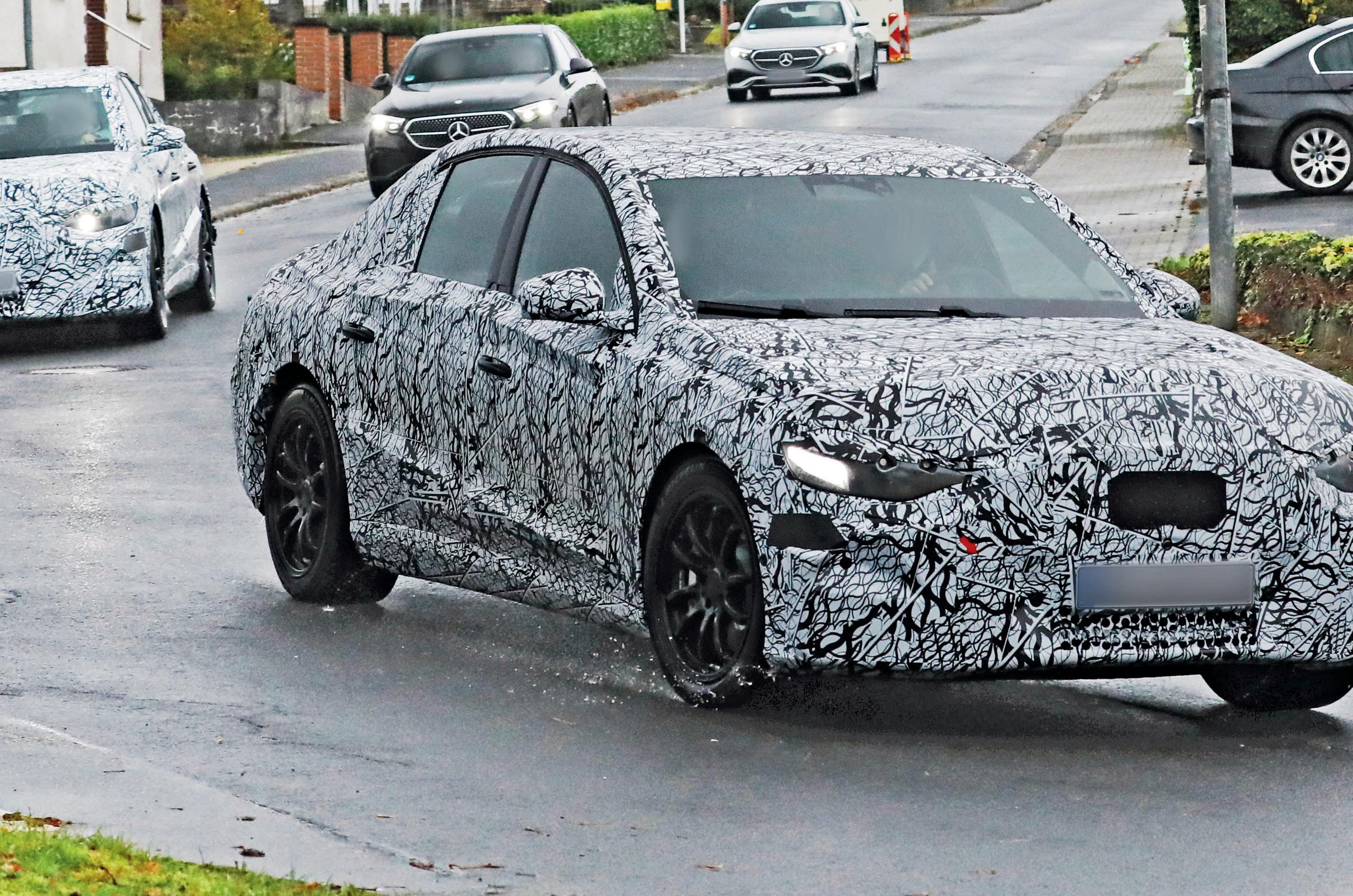 NEW MERC E-CLASS BREAKS COVER AS SALOON-ONLY EV