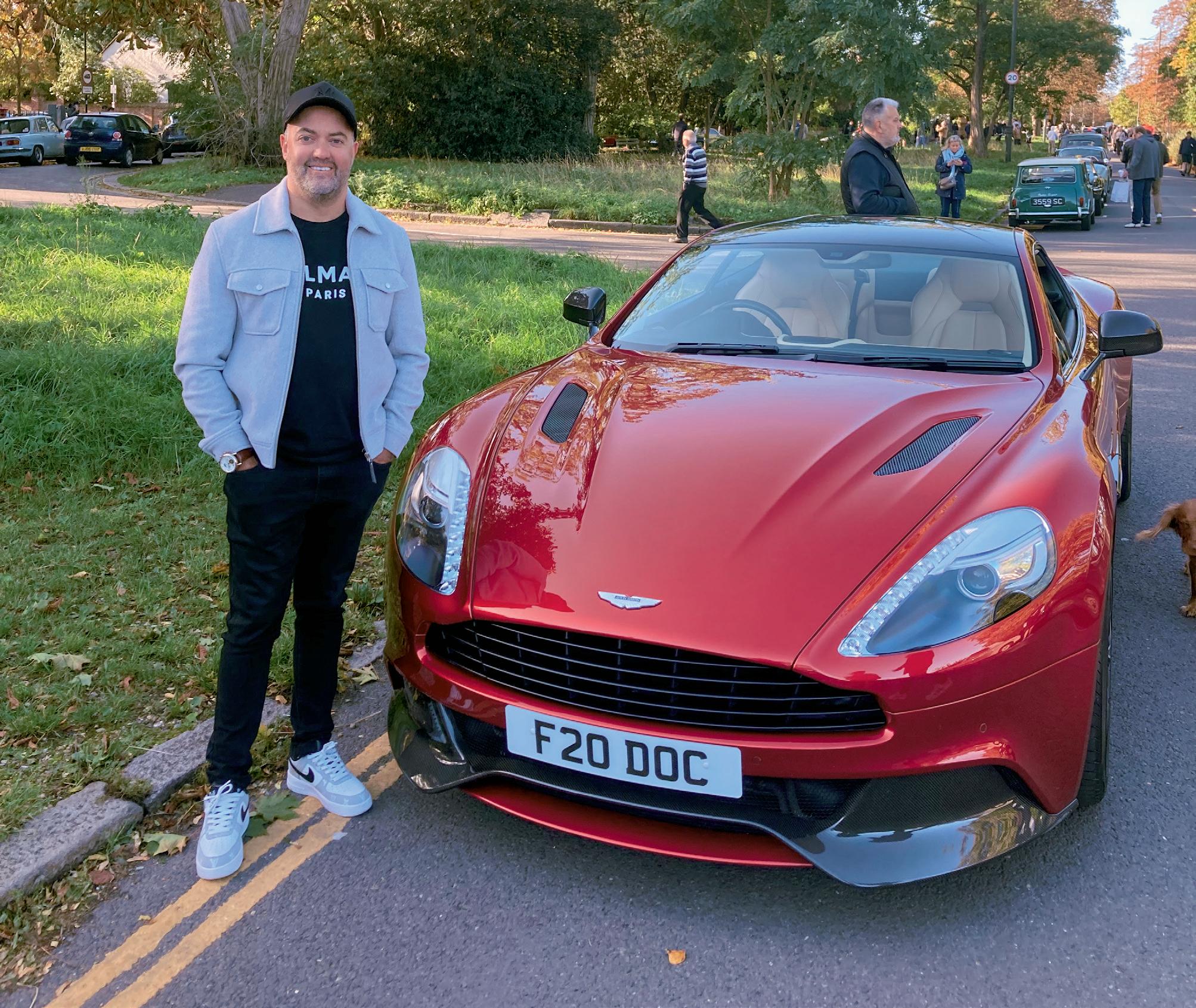 Trading up from a bike to a V12 Aston
