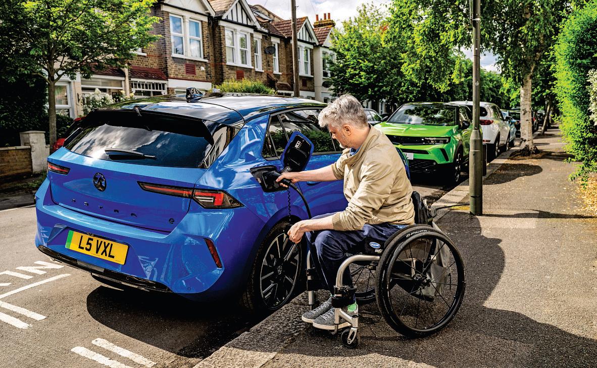 EV chargers exclude disabled drivers