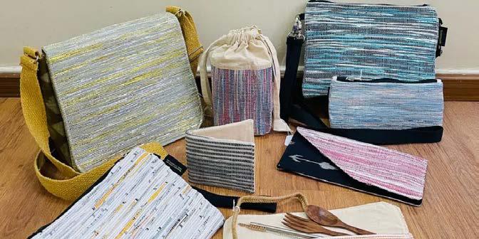Upcycled Plastic Wrapper Bags