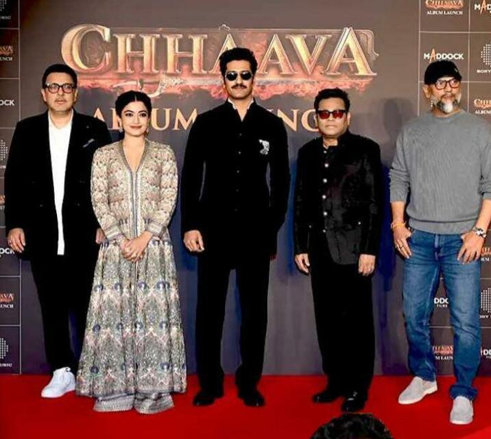 Chhaava Album Launch: विक्की कौशल, रश्मिका और लक्ष्मण उटेकर की मौजूदगी में हुआ 'छावा' एल्बम लॉन्च