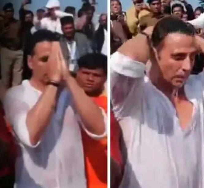 अक्षय कुमार ने महाकुंभ में लगाई आस्था की डुबकी, एक्टर ने की सीएम योगी की तारीफ