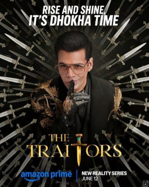 प्राइम वीडियो ने एक रोमांचक टीजर के साथ अपने सबसे बड़े भारतीय रियलिटी शो, द ट्रेटर्स की लॉन्च डेट का ऐलान किया, जिसमें होस्ट करण जौहर नजर आए शो 12 जून से शुरू होगा।