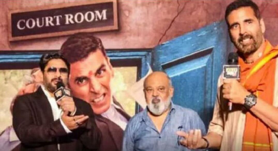 'जॉली एलएलबी 3' ट्रेलर लांच पर गमछा डालकर पहुंचे अक्षय कुमार, बोले - "मैं कनपुरिया हूं"