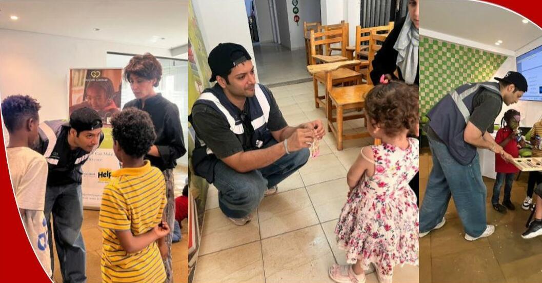 अली फजल मिस्र में गाजा से बेघर हुए बच्चों और महिलाओं से मिले, गुडविल कारवां के इंटरनेशनल गुडविल एंबेसडर बने