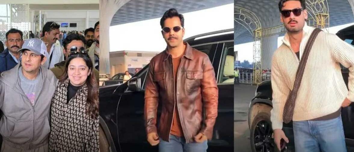“बॉर्डर 2”: “घर कब आओगे” लॉन्च करने जैसलमेर पहुंचे सनी देओल, वरुण धवन और अहान शेट्टी.