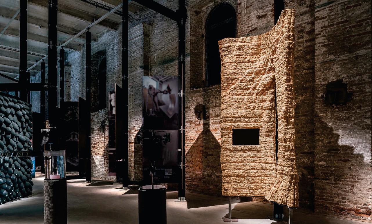 ORPROJECT'S 3D-PRINTED WOOD SCULPTURE AT THE VENICE ARCHITECTURE BIENNALE BRINGS TOGETHER NATURE, CRAFTSMANSHIP AND TECHNOLOGY.