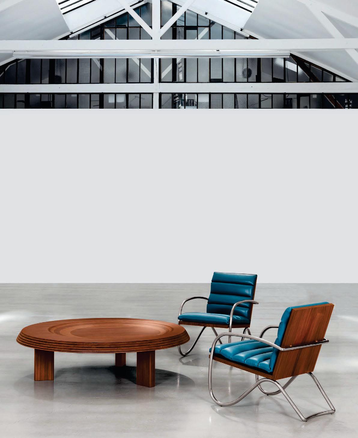 AT GALERIE PATRICK SEGUIN, ANTHONY VACCARELLO OF SAINT LAURENT REVISITS CHARLOTTE PERRIAND'S RAREST DESIGNS.