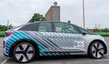 El coche autónomo de VW, a prueba