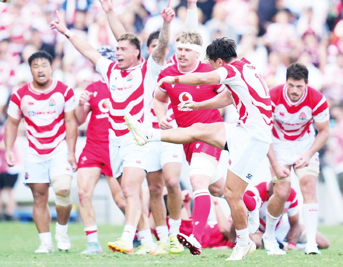 Dark day for Wales in land of rising sun