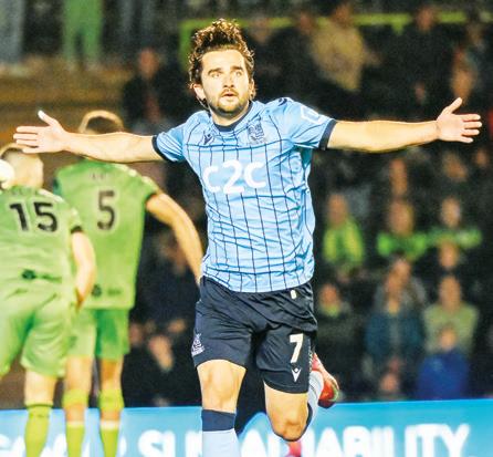 BRIDGE IS BEAMING WITH HIS BIG GOAL