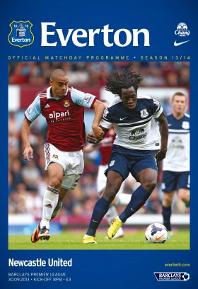 Everton Programmes Magazine Everton v Newcastle United issue – Get your