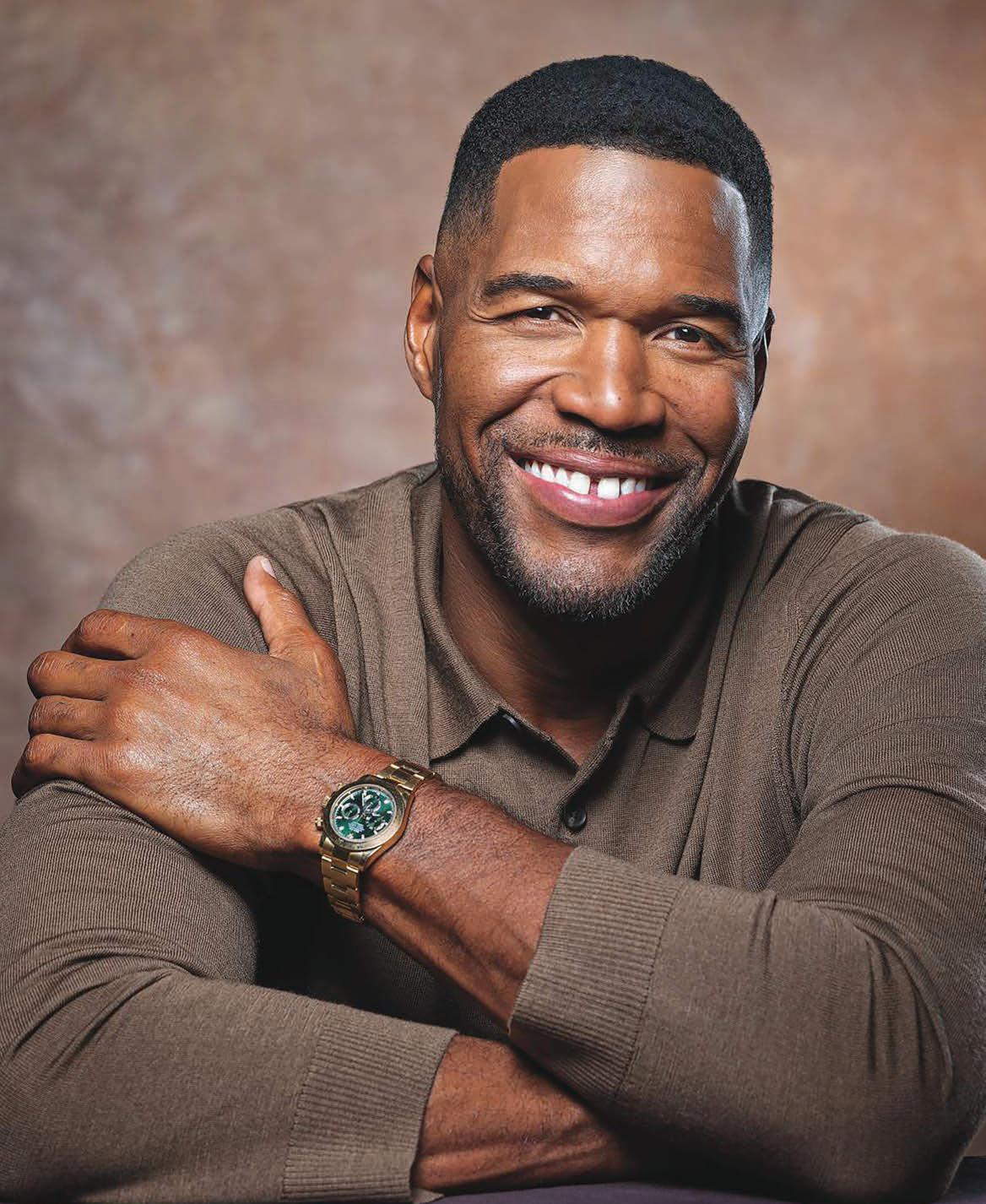 MICHAEL STRAHAN IS ON THE CLOCK