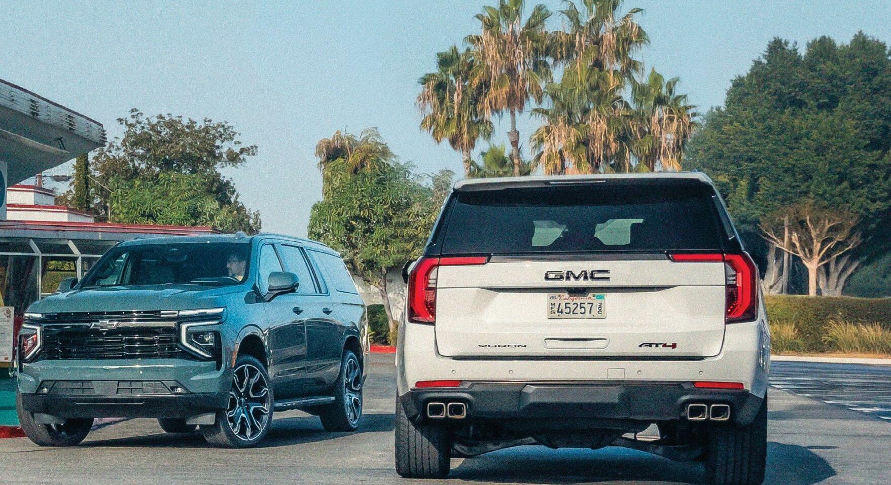 These Chevrolet and GMC full-size SUVs combine impressive capability with comfortable accommodations and surprising agility.