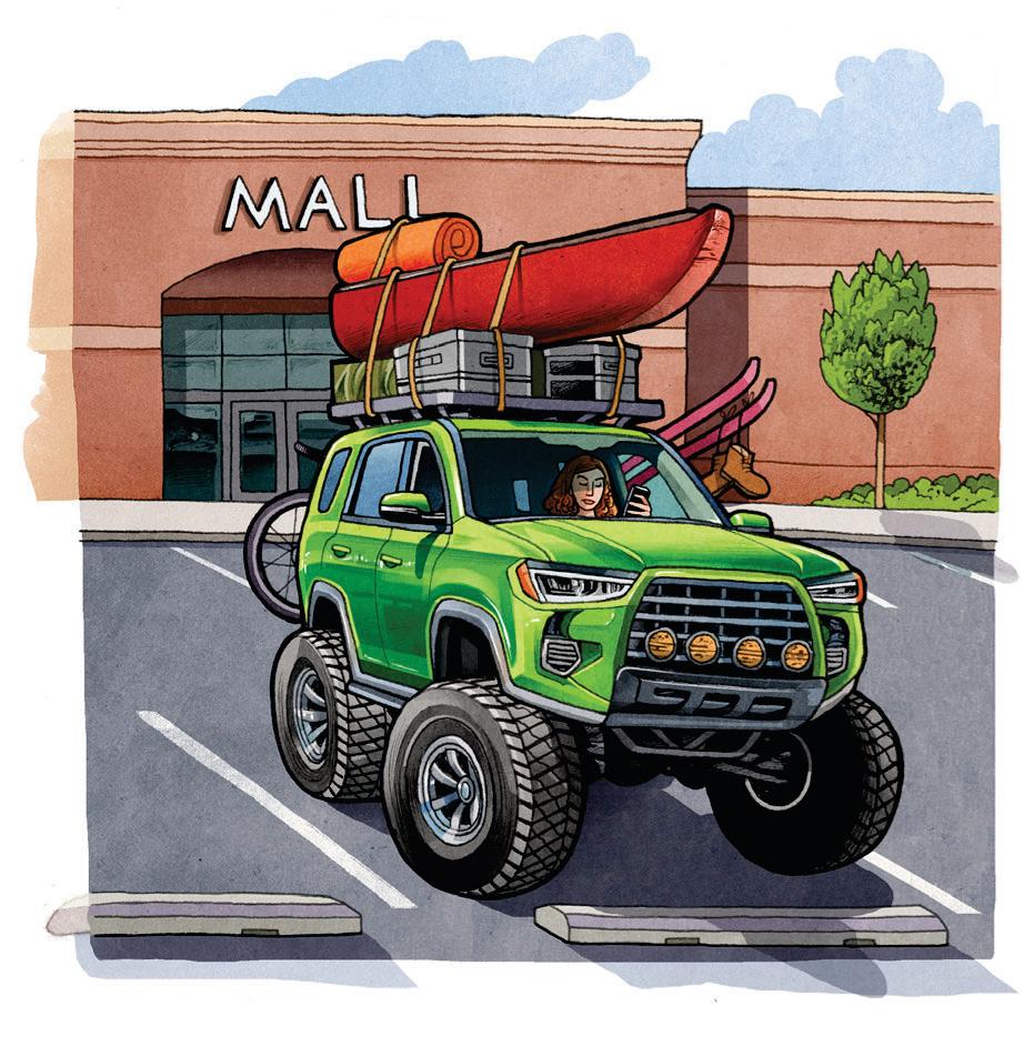 We're hearing the call of the wild, but it's from the off-road trim packages that are taking over the highways.