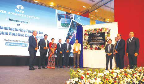 TAS and Safran inaugurates state-of-the-art rotating parts manufacturing facility for the Leap engine