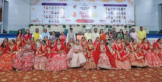 Hari Krishna Group unites 28 Couples at the 2025 Mass Wedding Festival — A celebration of faith and new beginnings