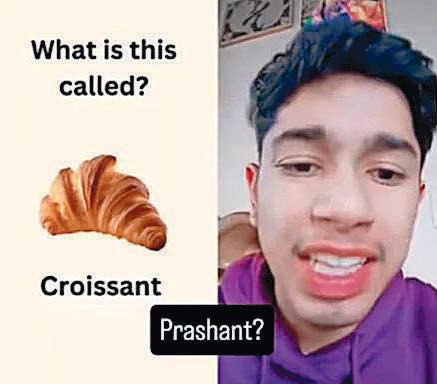 Croissant and Prashant