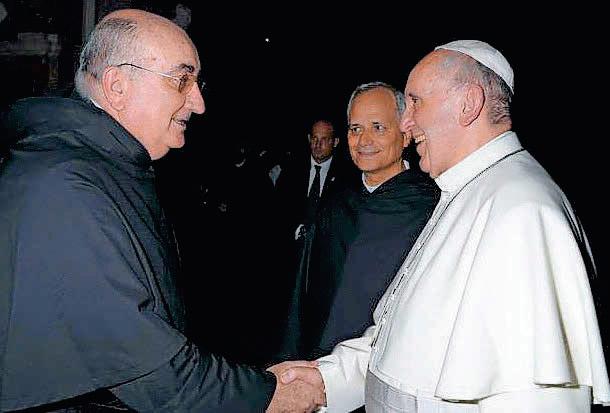 THE POPE SEEKS DIALOGUE AND RECONCILIATION