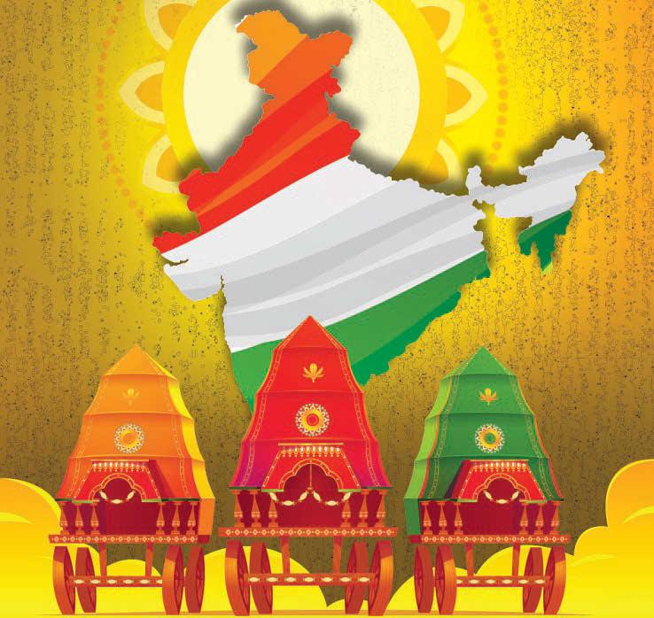 Chariot rolls: so does Bharat