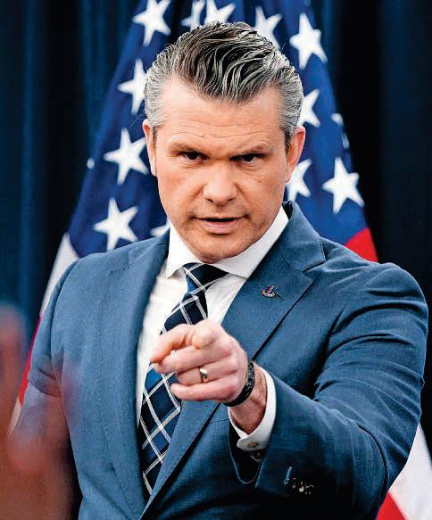 Hegseth—whose skin speaks fear