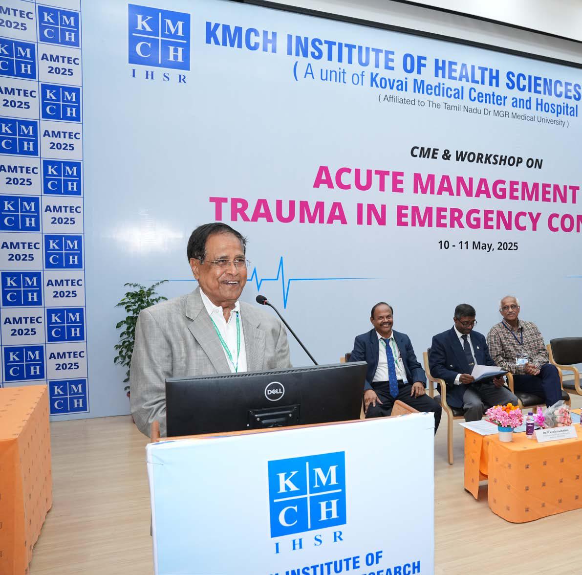 KMCH conducts CME & Workshop on Acute Management of Trauma in Emergency Conditions