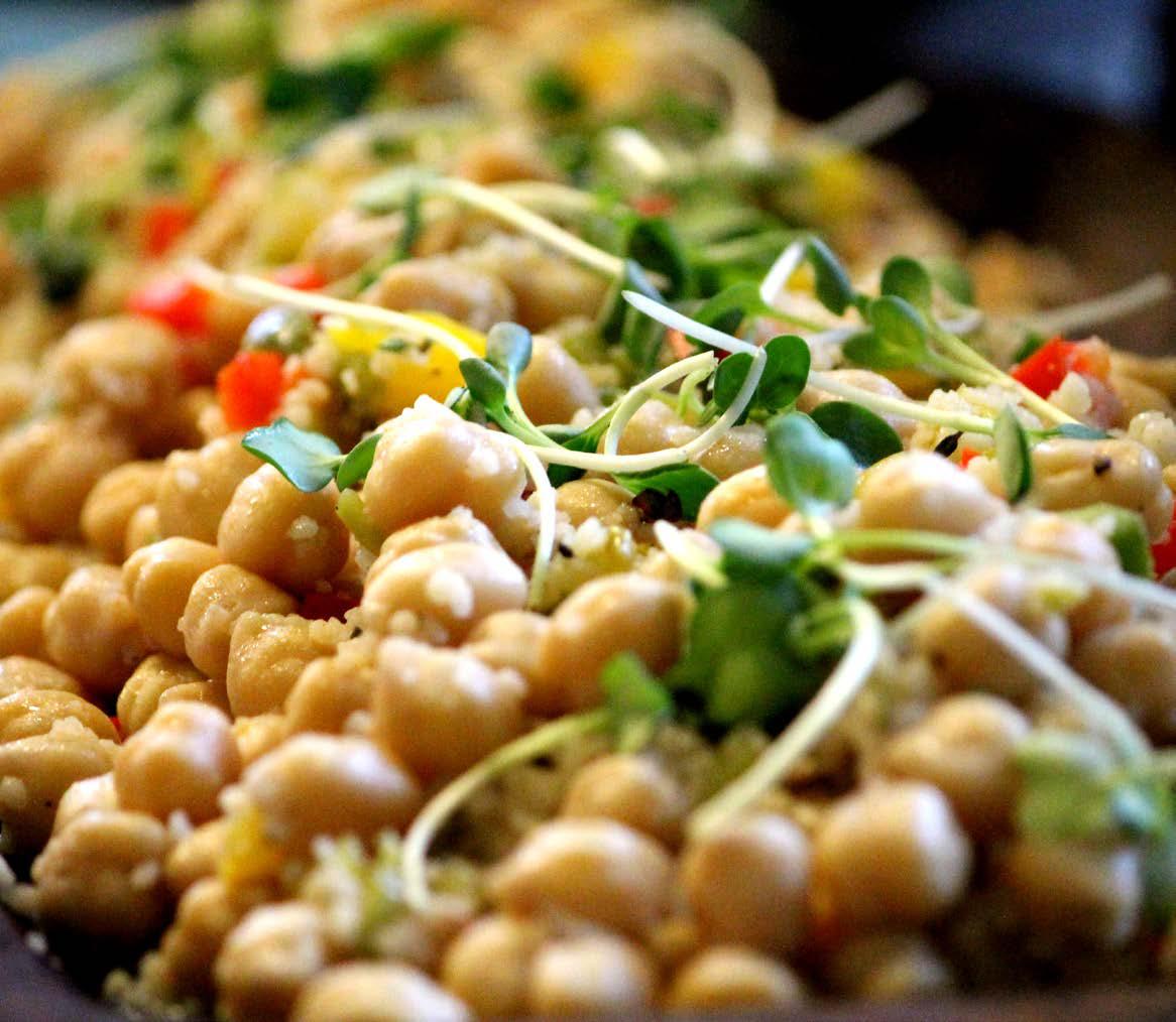 CHICKPEA & MICROGREENS SALAD