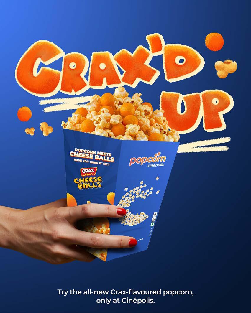 CINÉPOLIS & CRAX UNVEIL FIRST-EVER FLAVOUR COLLABORATION, LAUNCHING A BOLD NEW CHAPTER IN FLAVOUR INNOVATION