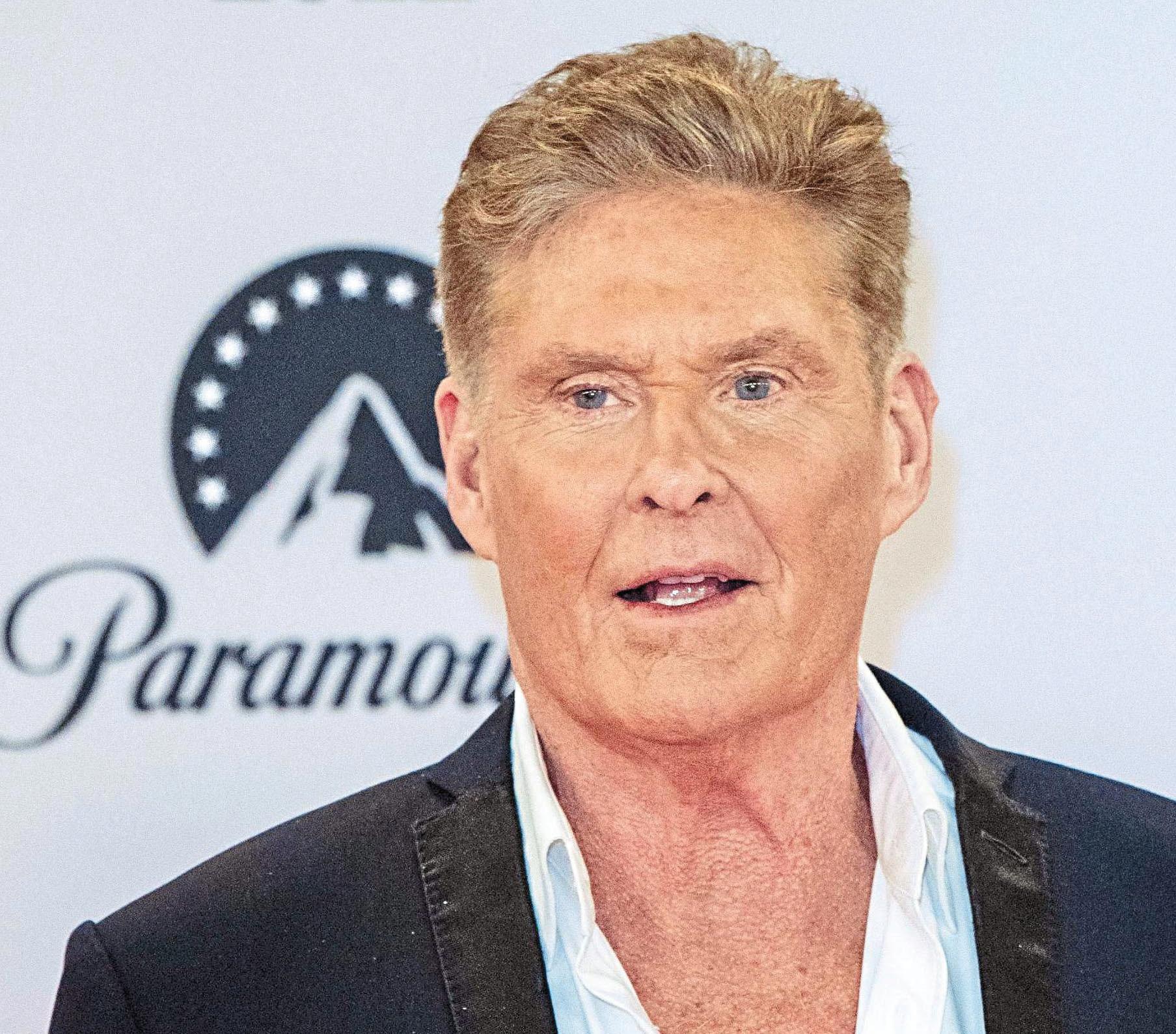 LIFE'S A BEACH FOR HASSELHOFF