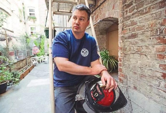 SAN FRAN KICKS ASHES IN HERO FIREMAN'S FACE