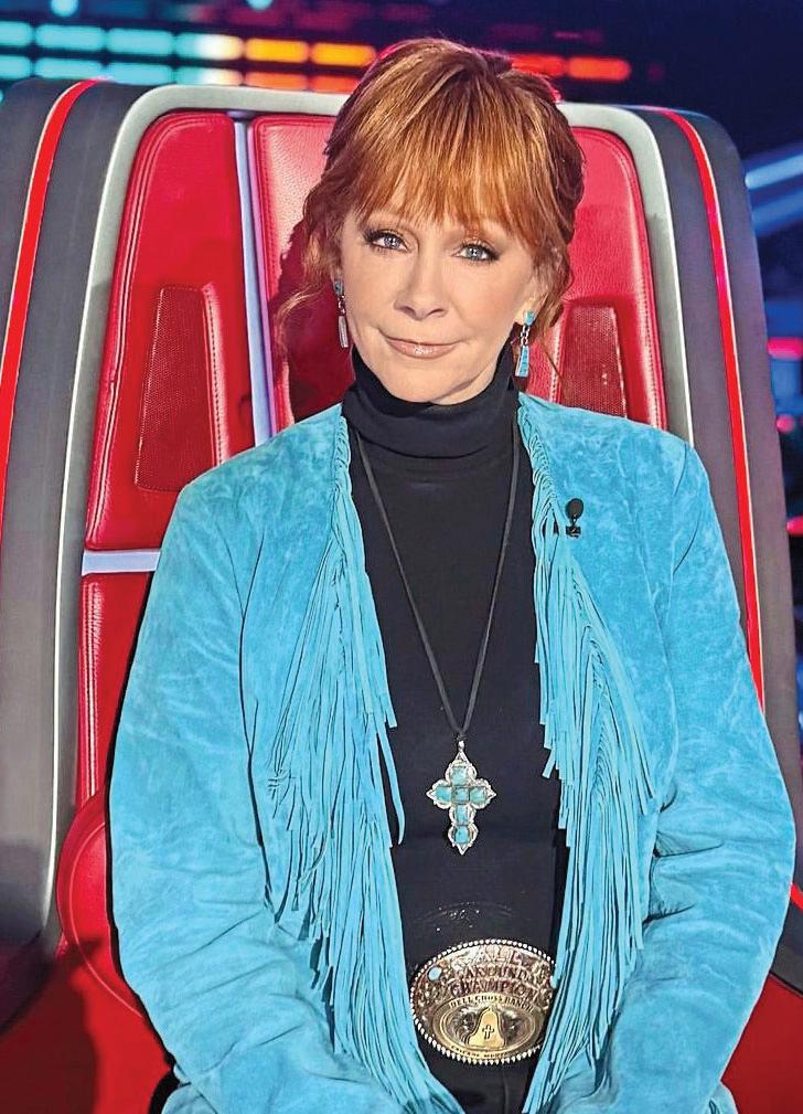 REBA'S VOICE TOO LOUD!