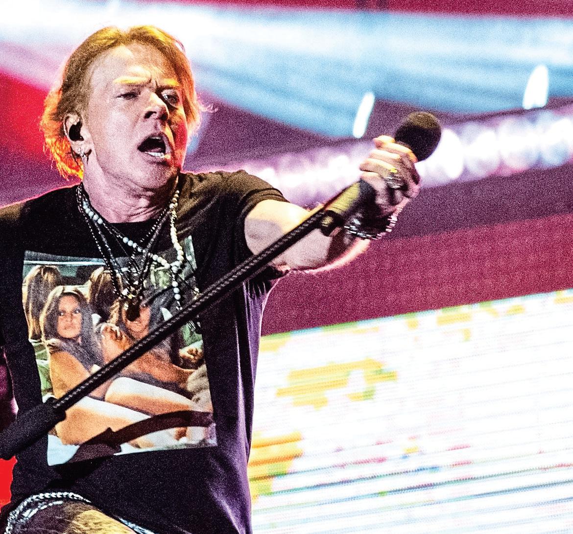 GUNS N' ROSES *WILTED WITHE AXL AT WHEEL
