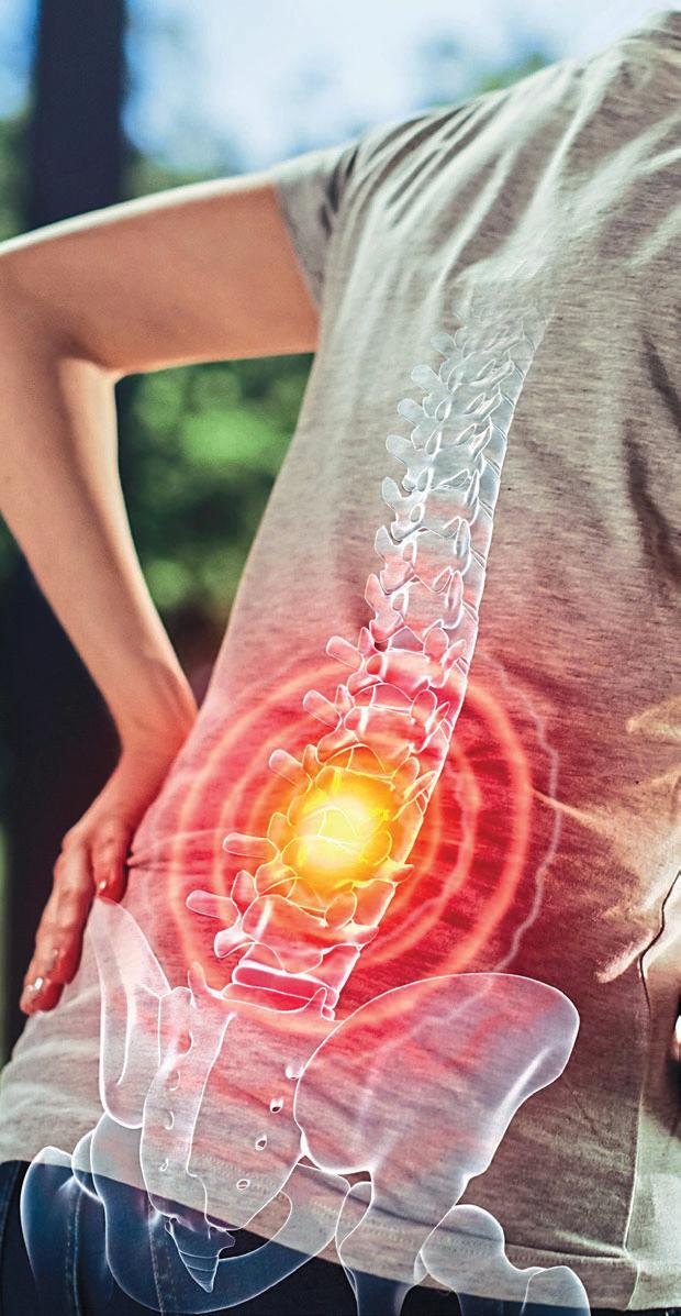 BACK PAIN ISN'T SUFFERERS' ONLY AILMENT