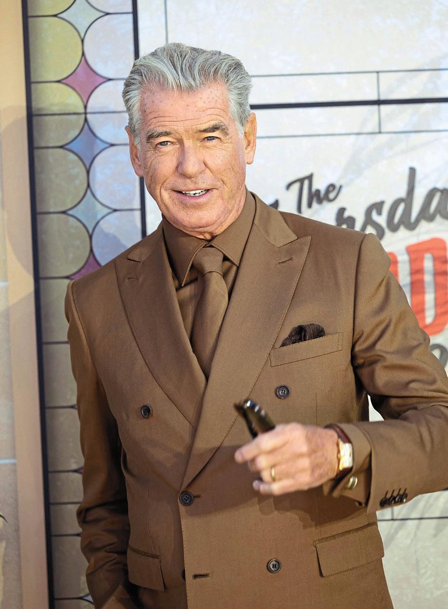 PIERCE RENEWS BOND WITH ESTRANGED SON