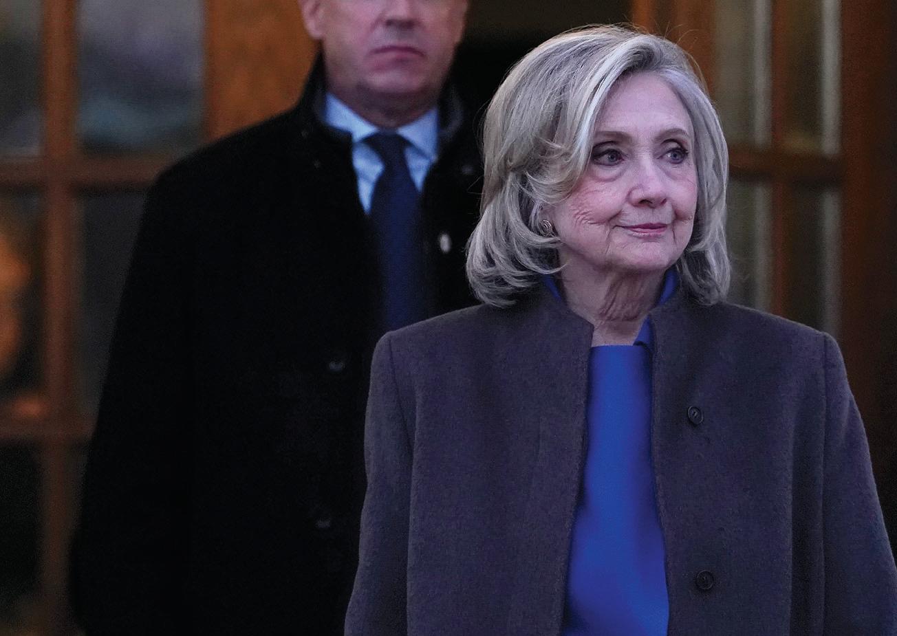 HILLARY STABS BILL IN THE BACK