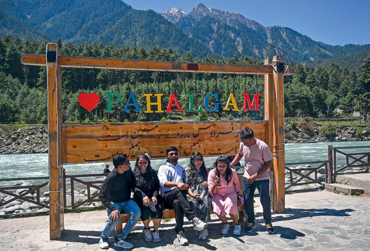 PAUSE BEFORE THE BLOOM: THE TERROR ATTACK HAS TAKEN THE SHEEN OFF KASHMIR'S TOURISM BUSINESS-BUT LOCALS ARE HOPEFUL OF A REVIVAL