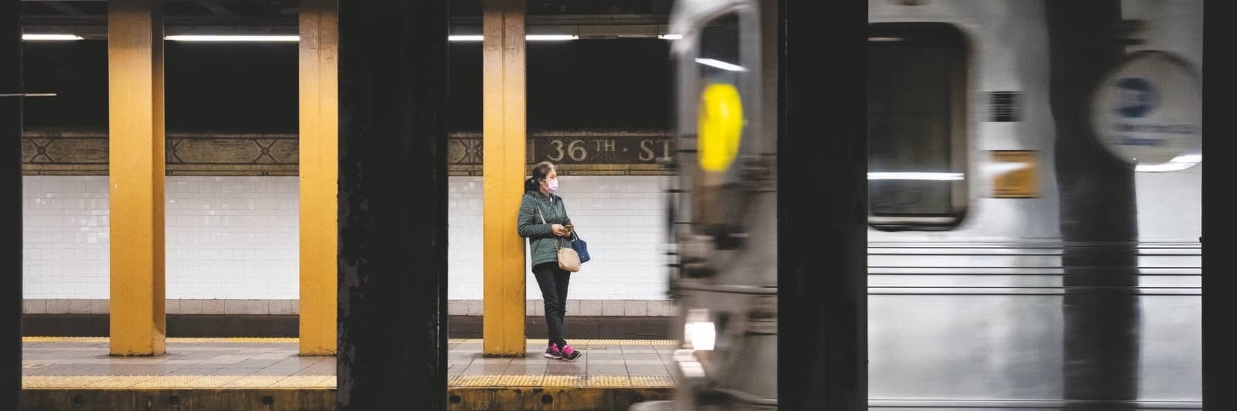 THE SUBWAY IS SCARY AGAIN. TO SOME PEOPLE. SOMETIMES.