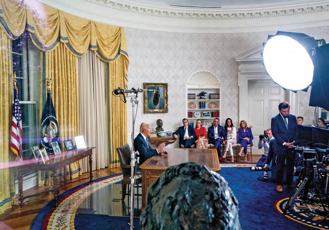 Exit Ghost- Watching Joe Biden say good-bye.