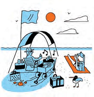 How We Hunker Down at the Beach